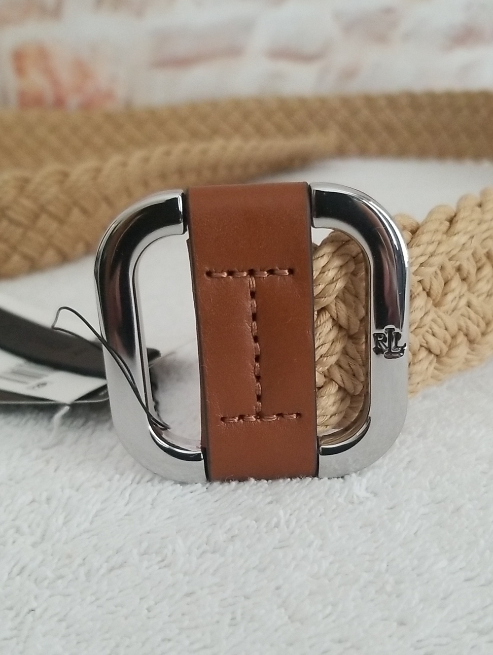 New Ralph Lauren Rope Braided Belt - Picture 2 of 9